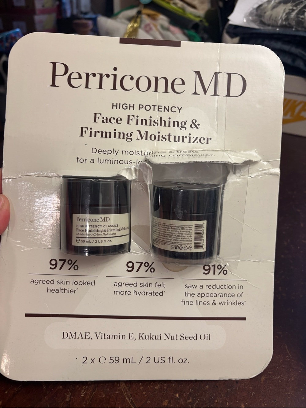 Perricone md high potency face finishing and firming moisturizing Bnib 2 pack